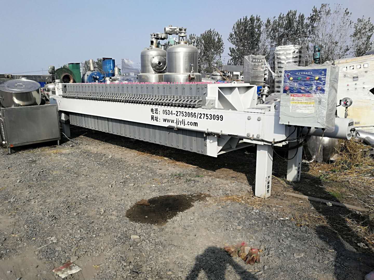 广元北京二手压滤机生产厂商电话多少